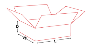 Measuring flat box